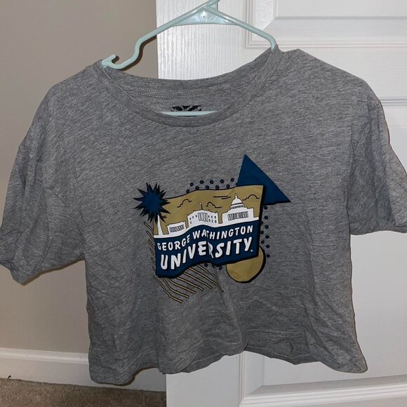 GW University Cropped grey tee - Picture 2 of 2